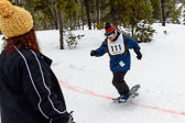 Special Olympics Snowshoeing Competition