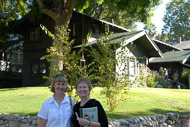 Carolyn & Kathryn in front of the Phillips House Wrightway-CA-10016.jpg