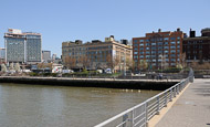 The west end of Horatio Street (just right of center) East-Coast-0587.jpg