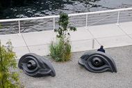 'Eye Benches III' (1996-1997, Black Zimbabwe granite) - Louise Bourgeois Seattle-1892.jpg