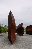 'Wake' (2004, 10 plates, 5 sets of locked toroid forms, weatherproof steel) - Richard Serra Seattle-1953.jpg