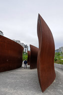 'Wake' (2004, 10 plates, 5 sets of locked toroid forms, weatherproof steel) - Richard Serra Seattle-1961.jpg