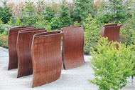 'Wake' (2004, 10 plates, 5 sets of locked toroid forms, weatherproof steel) - Richard Serra Seattle-1964.jpg