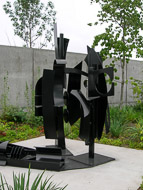 'Sky Landscape I' (1976-1983, Welded aluminum painted black) - Louise Nevelson Seattle-2192.jpg