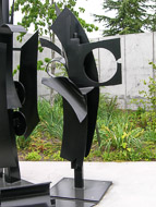 'Sky Landscape I' (1976-1983, Welded aluminum painted black) - Louise Nevelson Seattle-2193.jpg