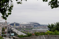 The view toward Quest Field (Seahawks) and Safeco Field (Mariners) Seattle-2033.jpg