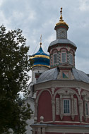 The chapel over the well of St. Sergius. The blue dome with the gold stripe in the background is the Church of the Descent of the Holy Spirit (1476-77). _DSC0755.jpg