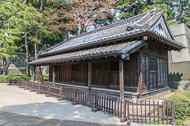 Doshin bansho Guardhouse: A bansho is a guardhouse. Doshin bansho is one of three guardhouses still remaining on the Palace grounds. Samurai guardsmen kept constant watch, especially on the members of a lord's retinue who entered through Ote-mon gate. _DSC0804.jpg