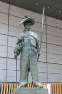 Ota Doukan (1432-1480) was a superior commander during the Muromachi Period and builder of the Edo Castle. Sculptor - Fumio Asakura _DSC0878-copy.jpg