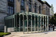 The glassed-in entrance is part of the new design. _DSC1256.jpg