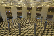 The lobby of the Kyoto Concert Hall has an Escher-like floor design _DSC2465-Edit.jpg