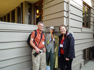 Doug, Mr. Wright, and Kathryn at the Yelland House. He seemed pleased with the reconstructed house. DSCN2888.jpg