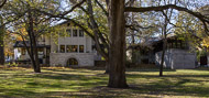 The creek side view of the Harry D. Page House (left) and Tom MacNider House (right) _DSC1691.jpg