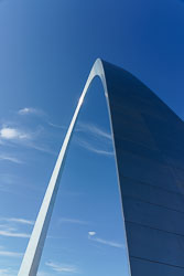 Downtown St. Louis and the Gateway Arch